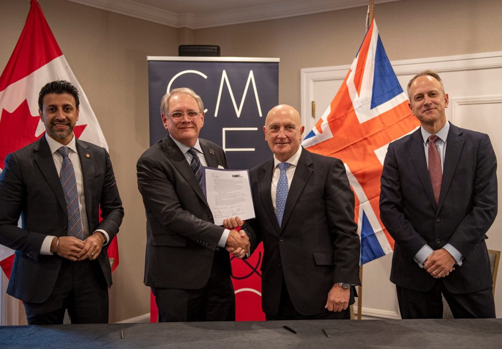 Make UK signs trade and partnership agreement with Canadian manufacturers