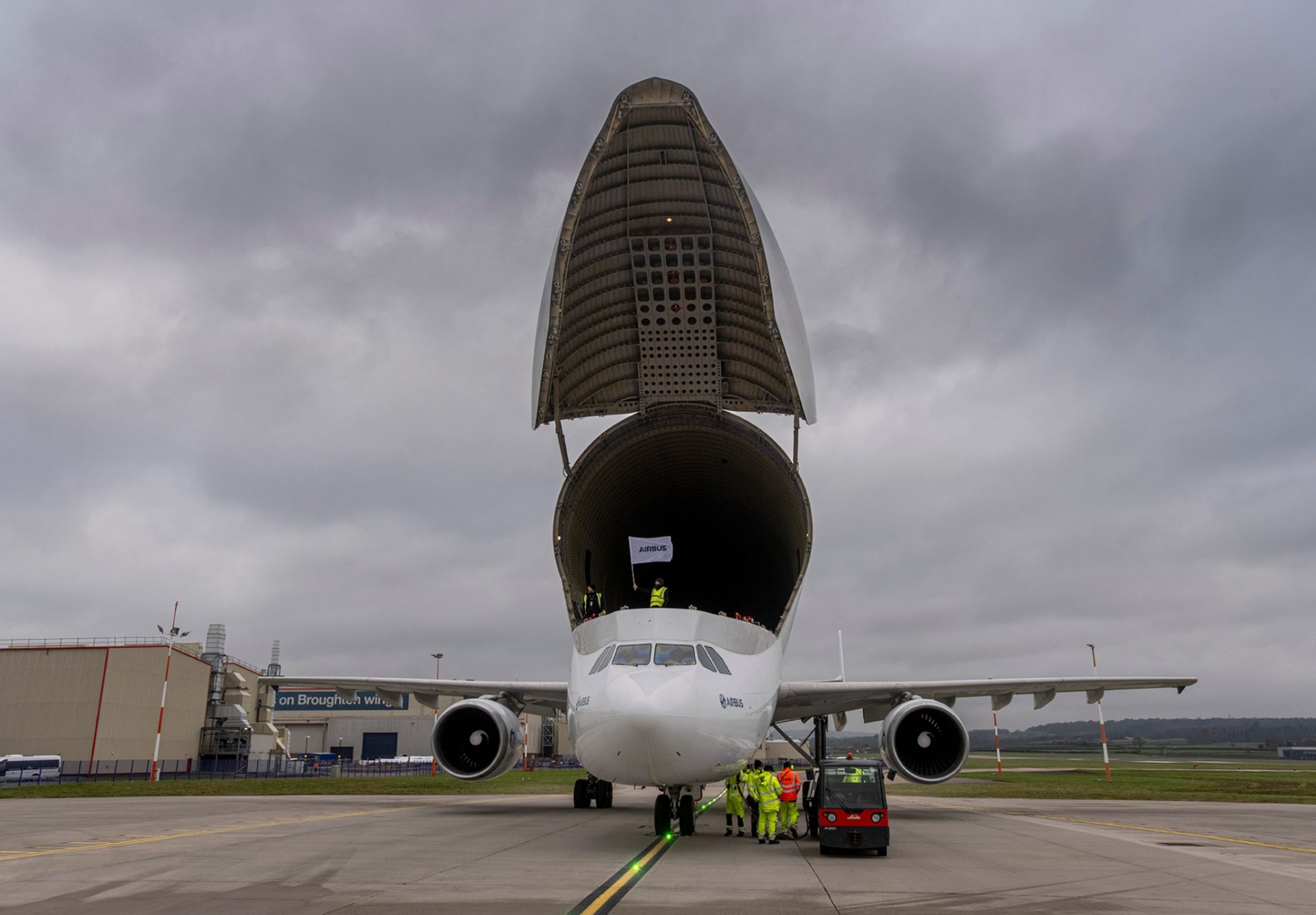 Iconic Airbus BelugaST readies for new mission in the UK