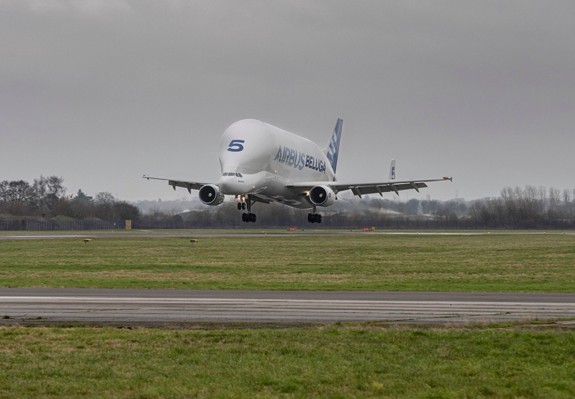 Iconic Airbus BelugaST readies for new mission in the UK