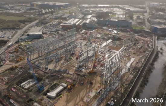 Aerial views show vast industrial development for Sheffield Forgemasters