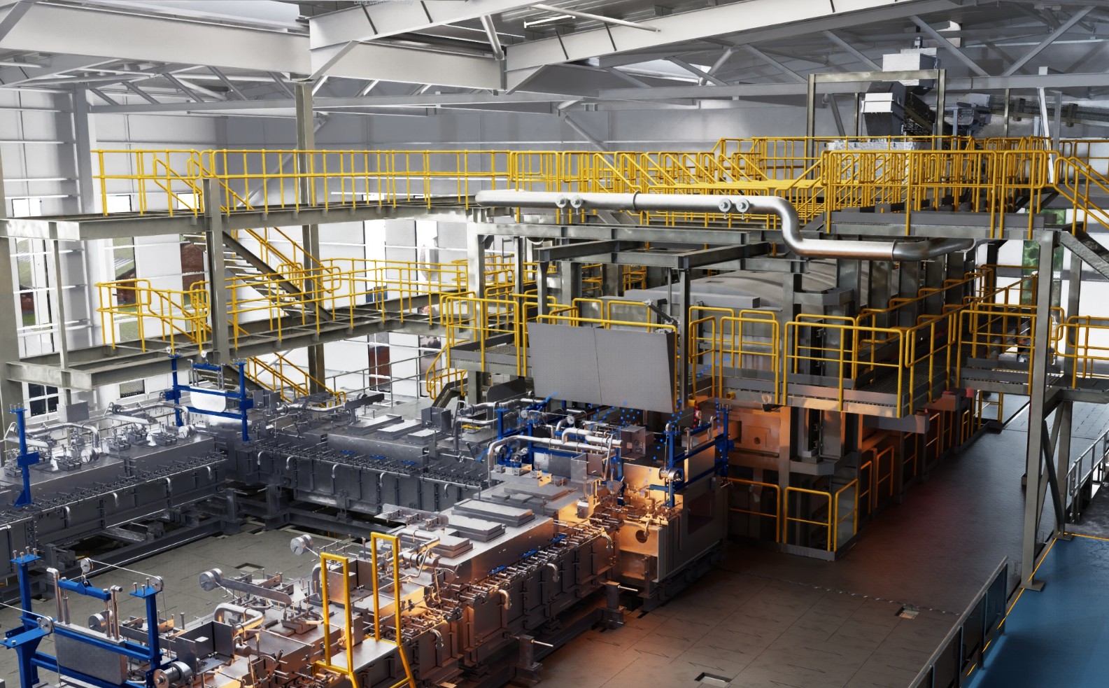 Digital AI-driven glass furnace replica able to predict new and the best ways to make glass and other materials