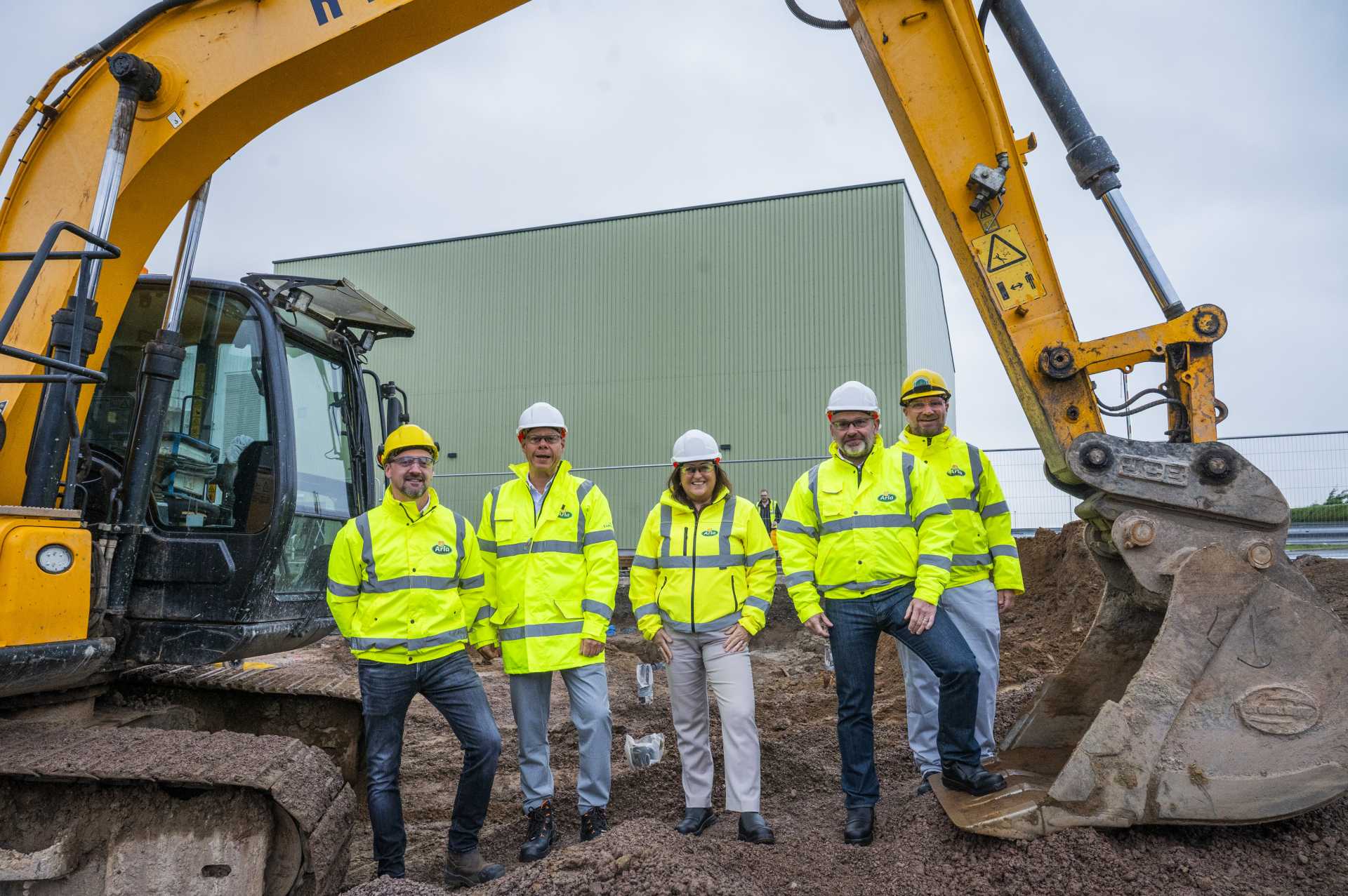 Works going on at Arla Lockerbie in October 2025