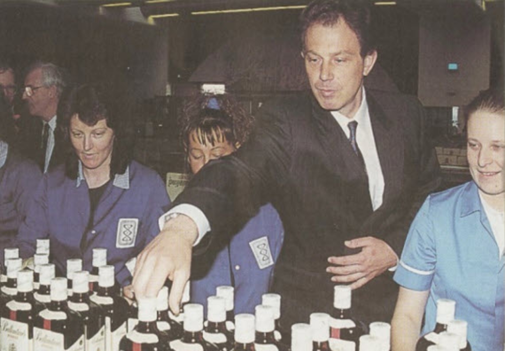 Former Prime Minister Tony Blair visting Kilmalid