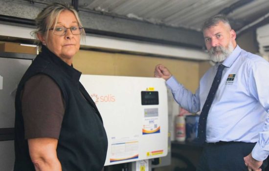 Battery storage and solar panels comprise a major responsible investment at Rowan Precision
