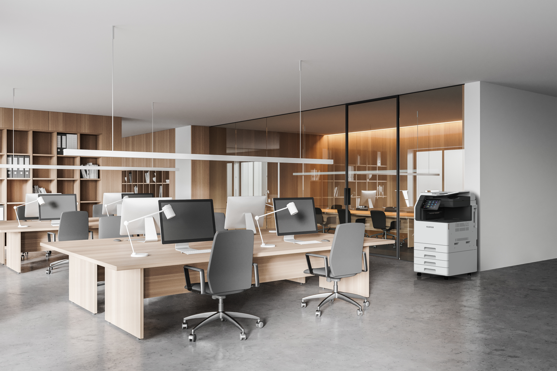 Apeos Multifunction Printer in an office