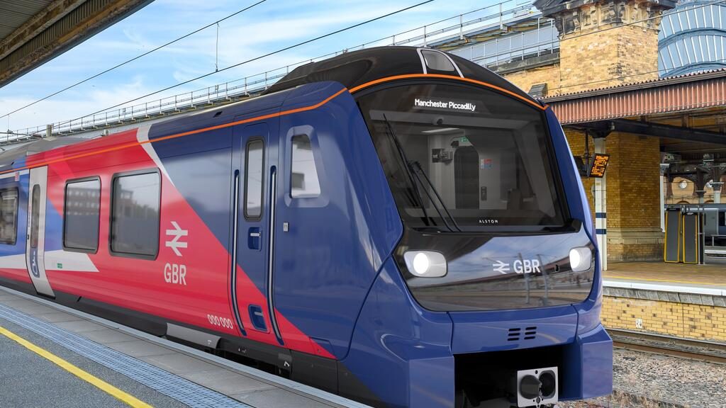 Visualisation of Alstom Adessia Stream for TransPennine Express at York station: Copyright Alstom Advanced & Creative Design