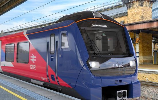 Visualisation of Alstom Adessia Stream for TransPennine Express at York station: Copyright Alstom Advanced & Creative Design