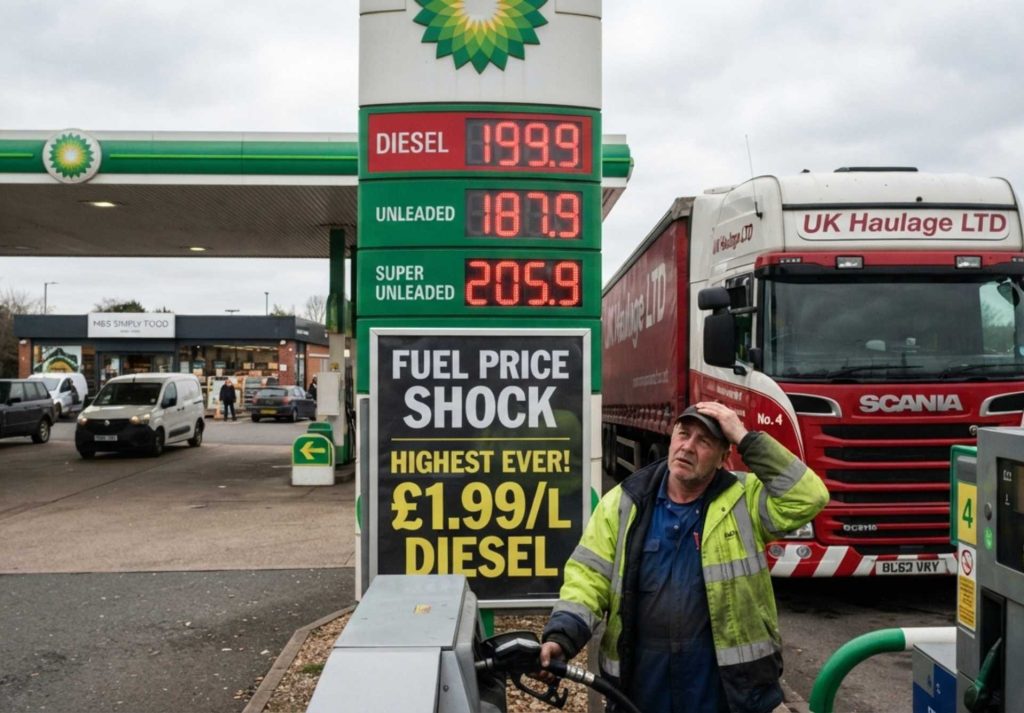 Industry feels the pinch as diesel prices hit an all-time high
