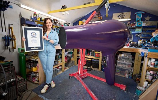 UK manufactured world's largest hairdryer enters Guinness Book of Records